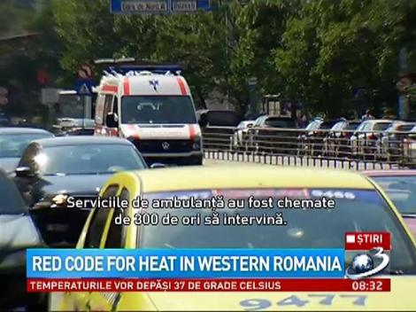 Red Code for heat in Western Romania