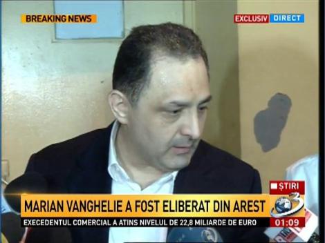 Marian Vanghelie a fost eliberat