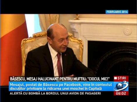 DELIRUL lui Băsescu. Fostul preşedinte ATACĂ Muftiul Cultului Musulman din Rom&acirc;nia