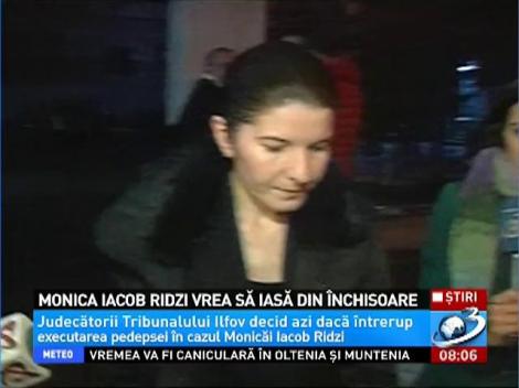 Monica Iacob Ridzi vrea să iasă din &icirc;nchisoare