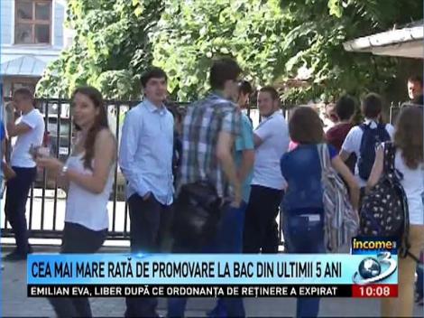 Income magazine: Cea mai mare rată de promocare la BAC din ultimii 5 ani