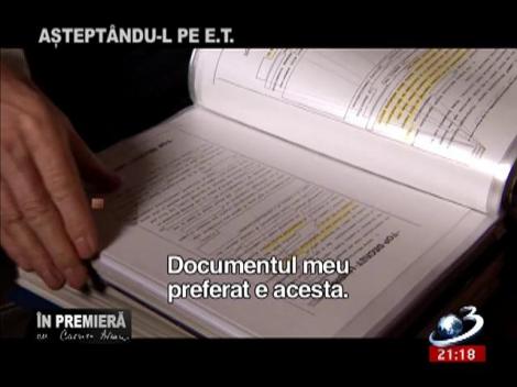 &Icirc;n premieră. Aştept&acirc;ndu-l pe E.T.