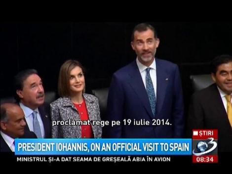 Presedint Iohannis, on an offical visit to Spain