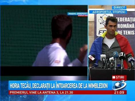 Horia Tecău, declaraţii la întoarcerea de la Wimbledon