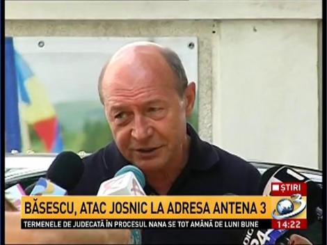 Traian Băsescu, un nou atac la Antena 3.  Obsesia lui, Dan Voiculescu