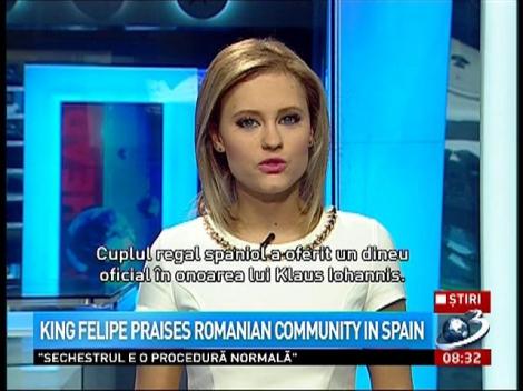 King Felipe praises romanian comunity in Spain