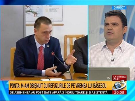 Radu Tudor: Războiul între Iohannis şi Ponta va continua. Preşedintele încearcă să tragă scaunul de sub premier