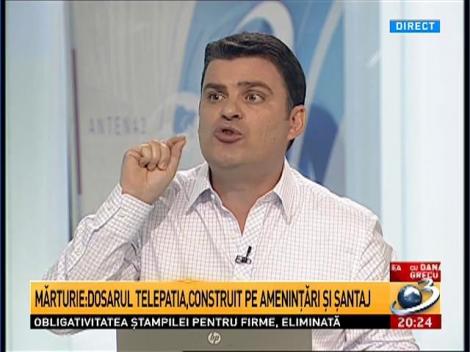 Radu Tudor: Koveşi, Niţu şi Cazanciuc sunt datori să refacă dosarul "Telepatia". Sunt oameni care stau nevinovaţi în puşcărie