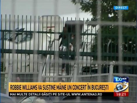 Robbie Williams a ajuns &icirc;n Rom&acirc;nia