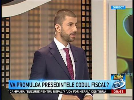 Daily Income: Radu Soviani, despre măsurile prevăzute în Codul Fiscal