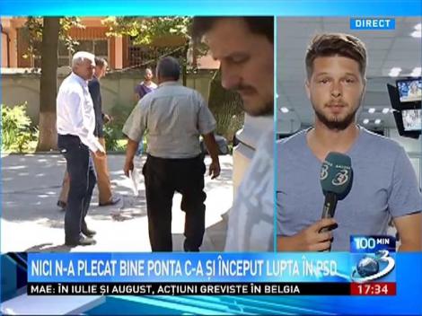 100 de minute. A &icirc;nceput lupta &icirc;n PSD pentru conducerea interimară a partidului