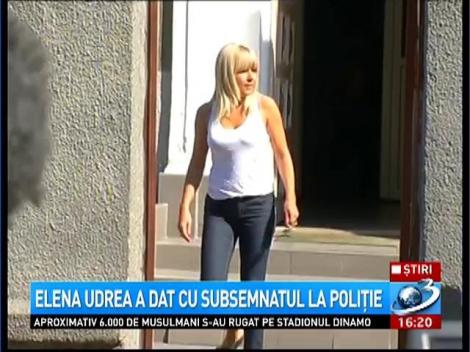 Elena Udrea a dat cu subsemnatul la Poliţie