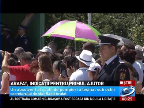 Arafat, indicaţii pentru primul ajutor