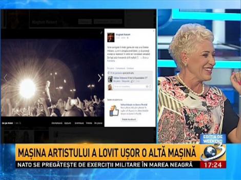 Robbie Williams, implicat &icirc;ntr-un accident rutier