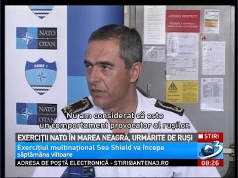 Exerciţii NATO &icirc;n Marea Neagră, urmărite de ruşi