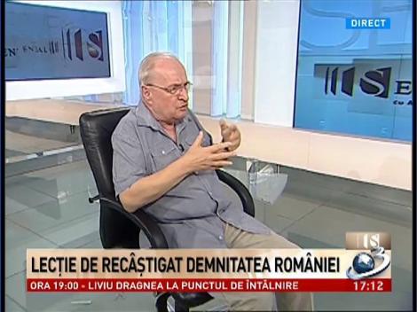 Secvenţial. Lecţie de rec&acirc;ştigat demnitatea Rom&acirc;niei, cu academicianul Augustin Buzura