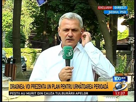 Liviu Dragnea: Cred că din afara partidului se vrea ca în PSD să apară divizare