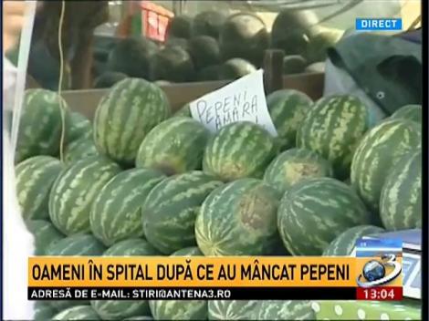 Oameni &icirc;n spital după ce au m&acirc;ncat pepeni. Ce recomandă specialiştii