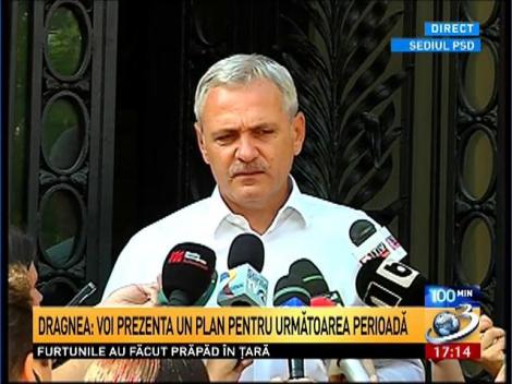 Liviu Dragnea: Voi cere votul colegilor să preiau interimatul