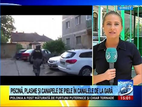 Descinderi de amploare la Gara de Nord. Piscină, plasme şi canapele de piele, &icirc;n canalele din zonă