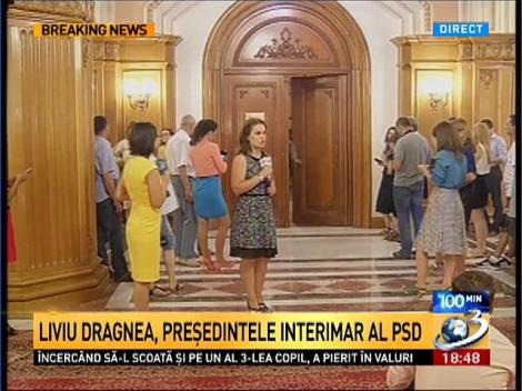 Liviu Dragnea a câştigat interimatul preşedinţiei PSD. Congresul PSD va avea loc în noiembrie