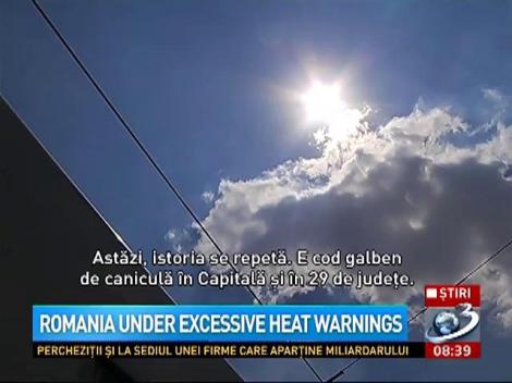 Romania under excessive heat warnings