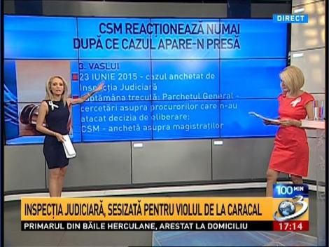 100 de minute: CSM reacţionează numai după ce cazul apare-n presă