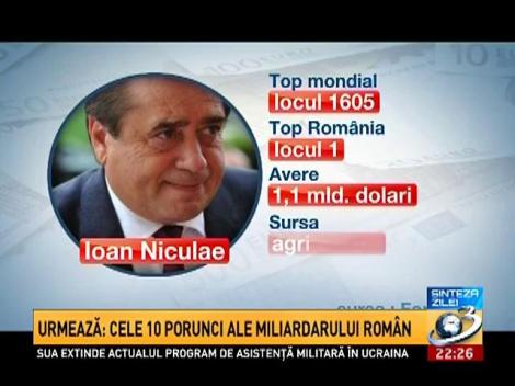 Sinteza Zilei: Ioan Niculae şi povestea averii sale