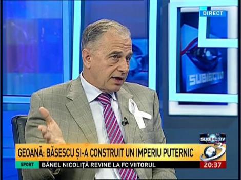 Subiectiv: Mircea Geoană, despre Băsescu, referendum şi problemele cu justiţia ale fostului preşedinte