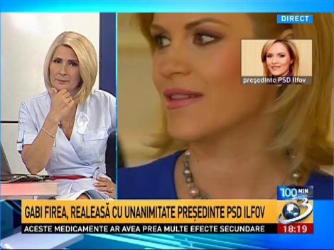 Gabriela Firea, realeasă cu unanimitate preşedinte PSD Ilfov