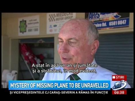 Mystery of missing plane to be unravelled