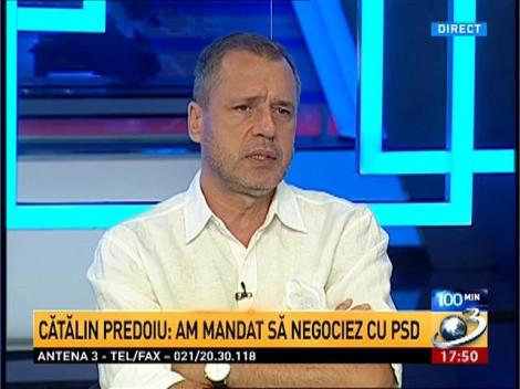 Cătălin Predoiu: Am mandat să negociez cu PSD