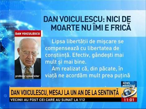 Dan Voiculescu, mesaj la un an de la sentinţă