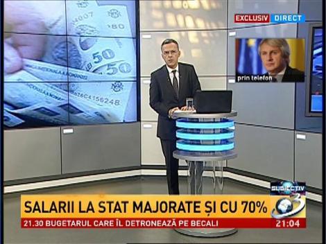 Teodorovici: Este obligatoriu ca legea salarizării unice să intre cât mai repede în vigoare pentru a evita situaţii de acest gen