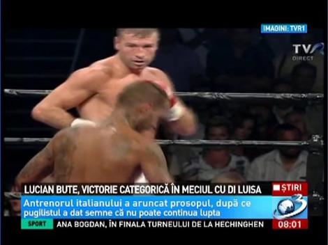 Lucian Bute, victorie categorică în meciul cu Di Luisa