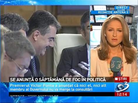 Se anunţă o săptăm&acirc;nă de foc &icirc;n politică