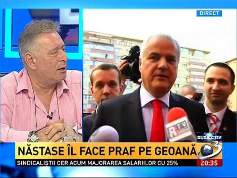 Subiectiv: Năstase &icirc;l face praf pe Geoană