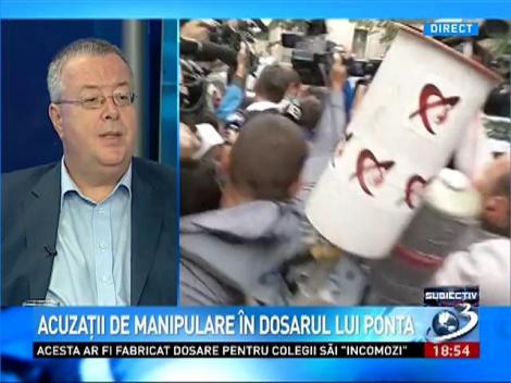 Subiectiv: Chirieac, despre acuzaţiile de manipulare &icirc;n dosarul lui Ponta