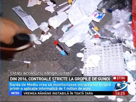 Din 2016, controale stricte la gropile de gunoi