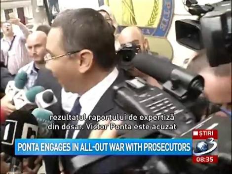 Ponta engages in all-out war with prosecutors