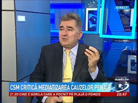 CSM critică mediatizarea cauzelor penale