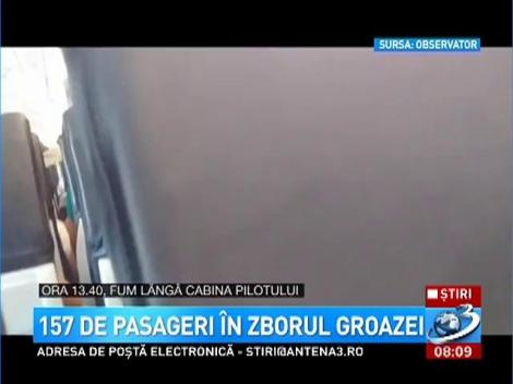 Clipe de groază pentru pasagerii unei aeronave Blue Air care venea spre Bucureşti