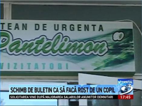 Schimb de buletin ca să facă rost de un copil