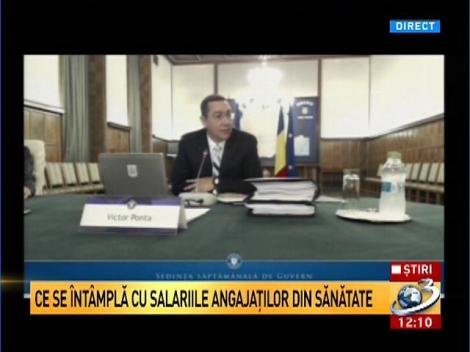Ponta: 25% &icirc;n plus la salariile din Sănătate, de la 1 octombrie