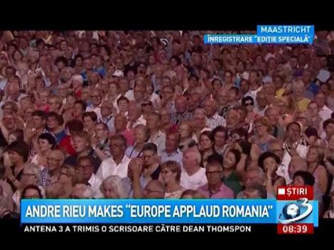 Andre Rieu makes "Europe applaud Romania"