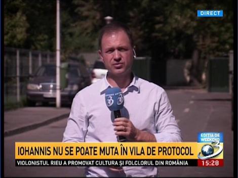 Klaus Iohannis nu se poate muta în vila de protocol