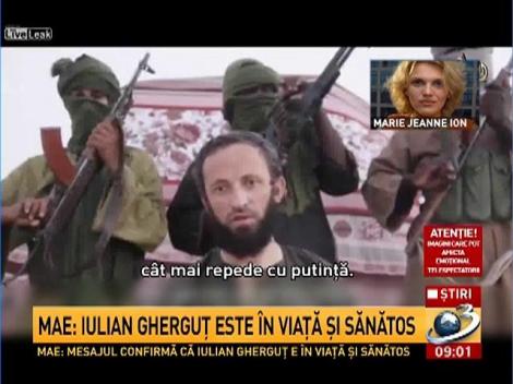 Marie Jeanne Ion: &Icirc;nregistrarea cu Iulian Gherghuţ este un semn bun, este &icirc;n viaţă, pot &icirc;ncepe negocierile