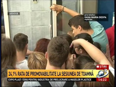 REZULTATE BACALAUREAT 2015: Trei sferturi dintre candidaţii sesiunii din toamnă au picat examenul