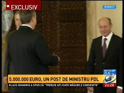 Vezi aici c&acirc;t costă un post de ministru PDL