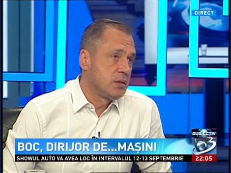 Emil Boc, dirijor de ...maşini